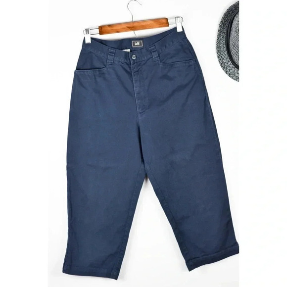 Lee blue Cropped pants - Picture 1 of 7